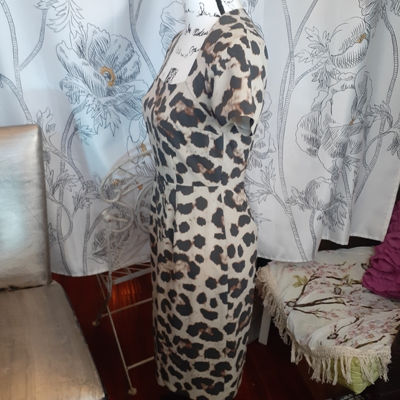 Banana Republic Cheetah Print Dress - Picture 3 of 3